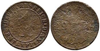 Германия 1 рентенпфенниг 1924 ? KM 30, J. 306 бронза 39-1245