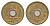 Япония 5 йен 1974 Yr. 49, Хирохито (1926-1989) Y 72a латунь 4702-363