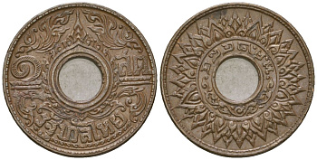 Таиланд 1 сатанг 1941 BE 2484, Рама VIII (1935-1947) KM 54 бронза 4121-1154