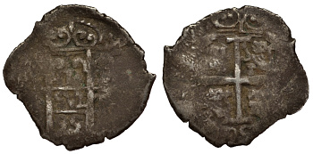 Боливия 1 реал 1695 KM 23 серебро 633-942