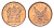 ЮАР 2 цента 1998 KM 159 сталь плакированная медью UNC 4702-847