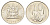 ЮАР 10 центов 1972 герб, цветок алоэ KM 85 никель UNC 4696-1021