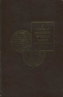 Р. С. ЙЕОМЭН КАТАЛОГ СОВРЕМЕННЫХ МОНЕТ МИРА. 4-Е ИЗДАНИЕ 1961 R.S. YEOMAN, A CATALOG OF MODERN WORLD COINS FOURTH EDITION, 510 СТРАНИЦ + ИЛЛЮСТРАЦИИ английский 00-01-10-10
