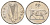 Ирландия 5 пенсов 1990 бык KM 22 медно-никель UNC 4666-1042