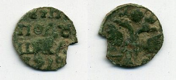 Россия полушка 1720 Петр I (1699-1725) медь 46-554