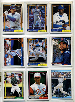 США КАРТОЧКИ БЕЙСБОЛЬНЫЕ 9 штук разных 7501-31