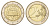 Германия 2 евро 2009 A, 50 лет подписанию Римского договора KM 259 биметалл UNC 1096-2-13