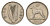 Ирландия 6 пенсов 1961 собака, ирландский волкодав KM 13a медно-никель 4696-526