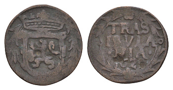 Нидерланды, Голландская Республика, Оверэйсел 1 дуит 1628 KM 22 медь 4655-564