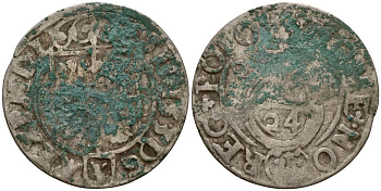 Польша 3 полкера (3 полторака - 1 крейцер) ND (1620-1627) Сигизмунд III Ваза (1587-1632) KM 41 серебро 4158-1128
