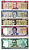 Либерия 5, 10, 20, 50 и 100 долларов 2009 Central Bank Pick 26, 27, 28, 29, 30 бумага UNC (пресс) 448-74-2