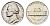 США 5 центов 1969 S KM A192 медно-никель PROOF 270-1531
