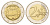 Германия 2 евро 2007 F, 50 лет подписанию Римского договора KM 259 биметалл UNC 1096-2-32