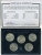 Гавайи, Мауи набор из 5 монет по 1 доллару 2007-2011 MAUI CHAMBER OF COMMERCE, в оригинальном картонном буклете, сертификат медно-никель UNC 5-4-4-01