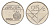 Аруба 25 центов 2004 KM 3 сталь плакированная никелем UNC 175-411