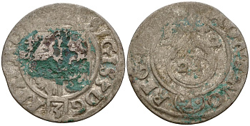 Польша 3 полкера (3 полторака - 1 крейцер) 1622 Сигизмунд III Ваза (1587-1632) Gorecki B.22 серебро 4158-1229