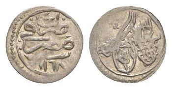 Египет 1 пара 1755 AH 1168 KM 95 серебро aUNC 5010-1534