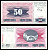 Босния и Герцеговина 50 динаров 1992 Pick 12 бумага UNC (пресс) 7375-50-2-2