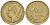 ФРАНЦИЯ 20 ФРАНКОВ 1950 В, 4 ПЕРА KM 917.2, LE FRANC 402.4 алюминиевая бронза 175-651