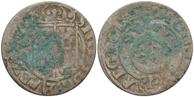 Польша 3 полкера (3 полторака - 1 крейцер) ND (1620-1627) Сигизмунд III Ваза (1587-1632) KM 41 серебро 4158-1168