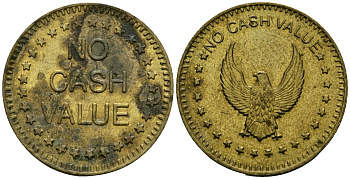 Нидерланды жетон игровой жетон, no cash value бронза 4521-811