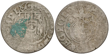 Польша 3 полкера (3 полторака - 1 крейцер) 1624 Сигизмунд III Ваза (1587-1632) Gorecki B.24, KM 41 серебро 4158-946