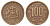 Чили 100 песо 1984 KM 226 алюминиевая бронза 4703-657