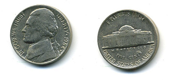 США 5 ЦЕНТОВ 1984 P, ДЖЕФФЕРСОН KM A192 медно-никель 4364-332