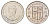 Маврикий 1 рупия 1991 KM 55 медно-никель UNC 25-1123