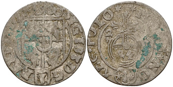 Польша 3 полкера (3 полторака - 1 крейцер) ND (1620-1627) Сигизмунд III Ваза (1587-1632) KM 41 серебро 4158-767