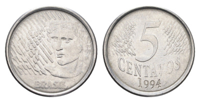 Бразилия 5 сентаво 1994 KM 632 нержавеющая сталь 4664-519