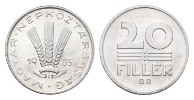 Венгрия 20 филлеров 1985 BP KM 573 алюминий UNC 4664-1215