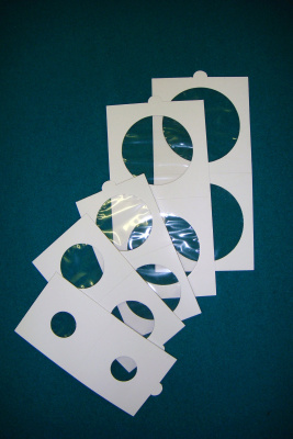 Холдеры для монет самоклейки, d 30,0 mm. Упаковка 50 шт Hartberger