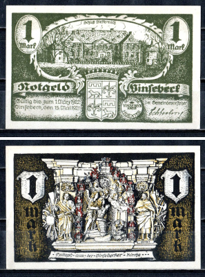 Вестфалия, Винзебек (Вестфалия) 1 марка 1921 2193-35-3-1