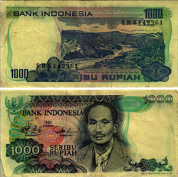ИНДОНЕЗИЯ 1000 РУПИЙ 1980 ДОКТОР СОЕТОМО Pick 119 бумага 7487-24-2