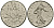 Франция 1/2 франка 1986 сеятель KM 931.1, Le Franc 198.25 никель 4138-242