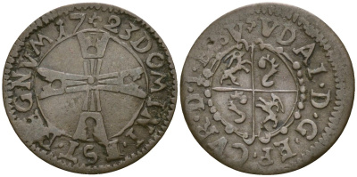 Кур, Швейцария 1 блуцгер 1723 KM 131 биллон 00-00