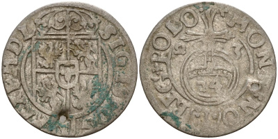 Польша 3 полкера (3 полторака - 1 крейцер) 1623 Сигизмунд III Ваза (1587-1632) Gorecki B.23 серебро 4160-114