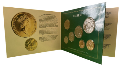 Австралия официальный набор из 7 монет 1985 в оригинальной картонной упаковке, с сертификатом, запайка KM MS 18   UNC  2-6-3-34