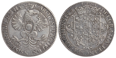 Невер и Ретель 1 экю (30 су) 1614 Чарльз II Dav. 3833, PdA 6124 серебро 10-009-55