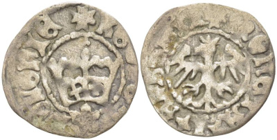 Польша, Свидница 1/2 гроша (полугрош) 1526 Людовик (Лайош) II Ягеллона (1506-1526), король Венгрии и Чехии серебро 1517-1313