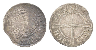 Швейция, Базель 2 вирер ND (1400-1500) HMZ 2 54 серебро 603-915