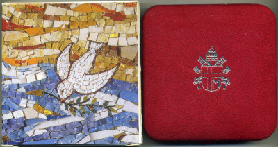 Ватикан 10 евро 2004 Иоанн Павел II, 150 лет провозглашения догмата о непорочном зачатии, в оригинальной коробке, с сертификатом KM 360 серебро  PROOF  7-1-49