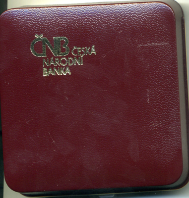 Чешская Республика 2000 крон 2002 Костел, ренессанс, в оригинальной коробке KM 61 золото PROOF 00-000-00