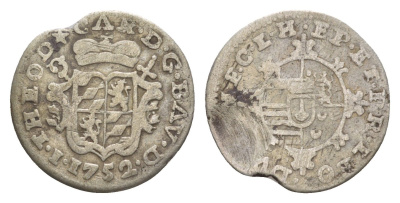 Льеж 1 плакет 1752 KM 152 серебро 1519-824