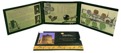 Ирландия евронабор из 8 монет 2004 официальный набор в оригинальном картонном буклете KM MS13 UNC 5-6-2-29