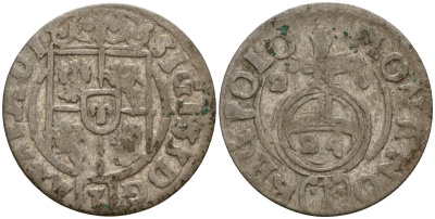 Польша 3 полкера (3 полторака - 1 крейцер) 1621 Сигизмунд III Ваза (1587-1632) Gorecki B.21 серебро 4158-1227