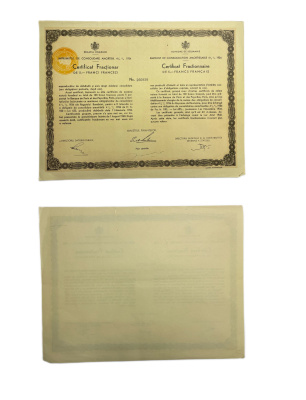 Румыния 4,5% Консолидационный кредит 1934 бумага 49-9-1-1