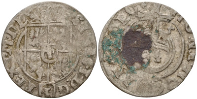 Польша 3 полкера (3 полторака - 1 крейцер) 1625 Сигизмунд III Ваза (1587-1632) Gorecki B.25, KM 41 серебро 4160-159