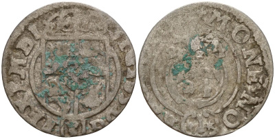 Польша 3 полкера (3 полторака - 1 крейцер) 1624 Сигизмунд III Ваза (1587-1632) Gorecki B.24, KM 41 серебро 4158-943